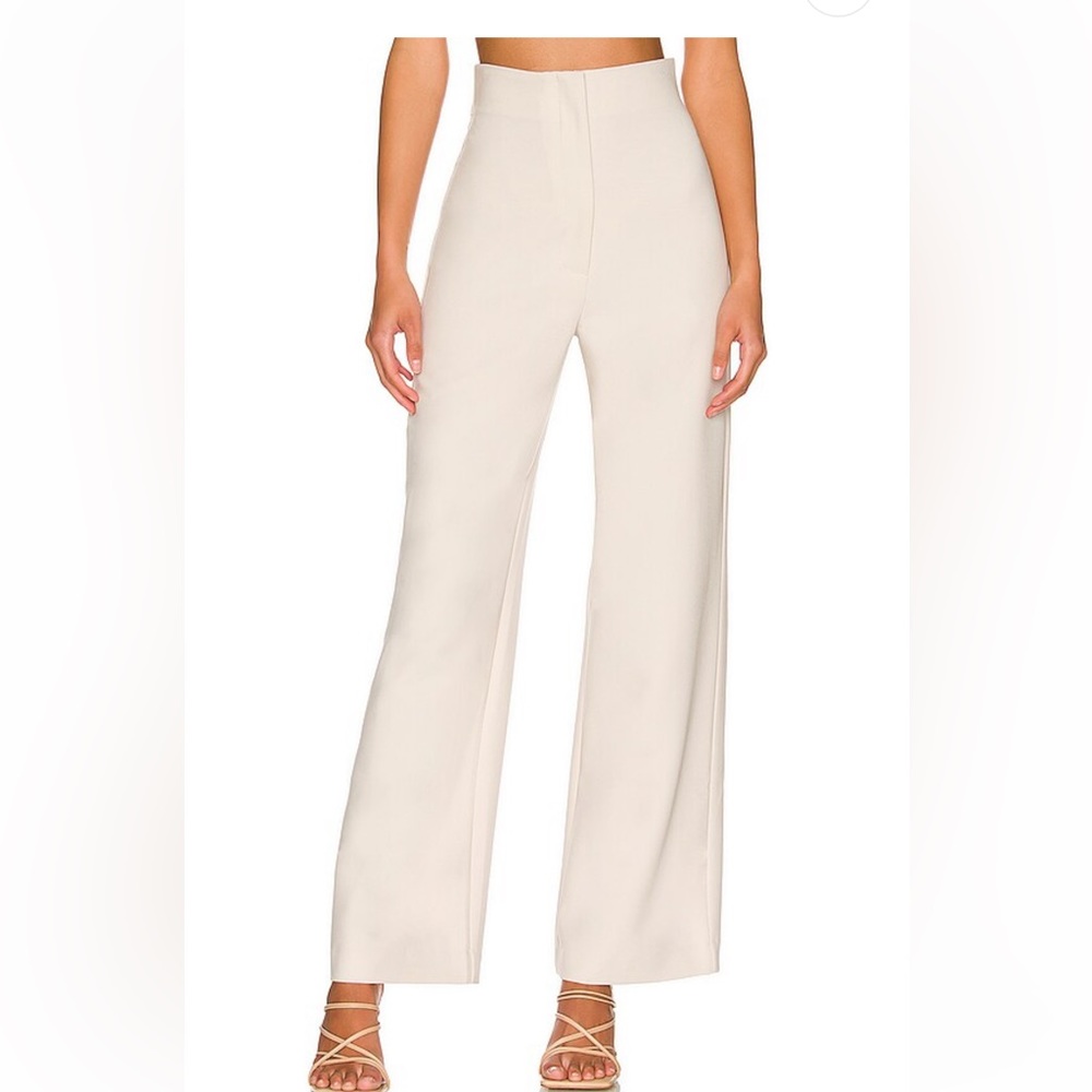 Bardot Cream Straight Leg Pants